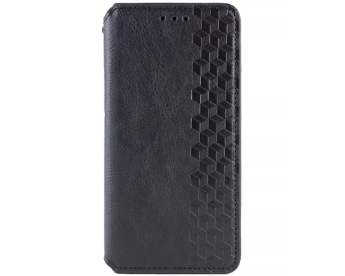 Чохол-книжка Leather Cubic для iPhone 12 (12 Pro) black PLS-00-00162728