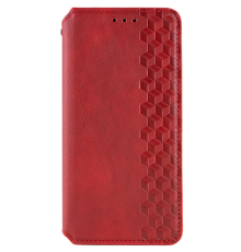 Чохол-книжка Leather Cubic Google Pixel 6 Pro red PLS-00-00162756