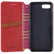 Чохол-книжка Leather Cubic для iPhone 7 red PLS-00-00162735