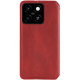 Чохол-книжка Leather Cubic Motorola Moto G75 red PLS-00-00162801