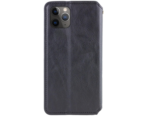 Чохол-книжка Leather Cubic для iPhone 12 (12 Pro) black PLS-00-00162728