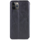 Чохол-книжка Leather Cubic для iPhone 12 (12 Pro) black PLS-00-00162728