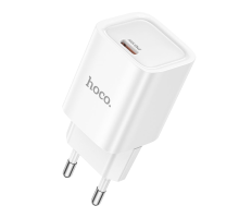 Зарядний пристрій Hoco C148A 30W 3A USB-C white PLS-00-00145454