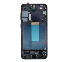 Дисплей Samsung S916 Galaxy S23 Plus з сенсором та рамкою black (OLED SOFT) (Big size) PLS-00-00142375