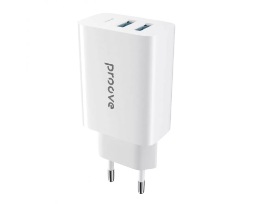 Зарядний пристрій Proove Rapid 30W 3A 2USB-A+1USB-C white PLS-00-00133925