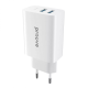 Зарядний пристрій Proove Rapid 30W 3A 2USB-A+1USB-C white PLS-00-00133925