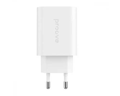 Зарядний пристрій Proove Rapid 30W 3A 2USB-A+1USB-C white PLS-00-00133925
