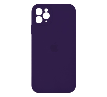 Чохол Silicone Case Квадратні Борти Full Camera iPhone 11 Pro Max purple PLS-00-00103223