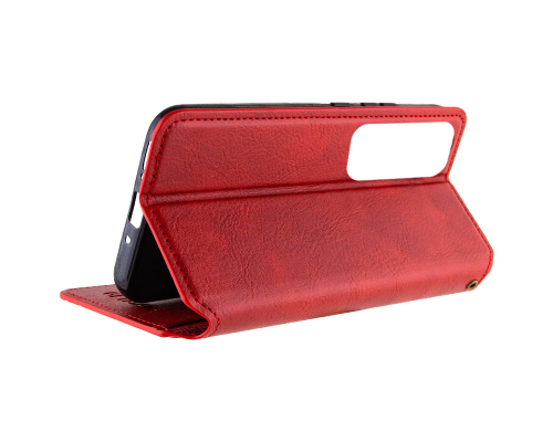 Чохол-книжка Leather Cubic Samsung M356 Galaxy M35 red PLS-00-00162934