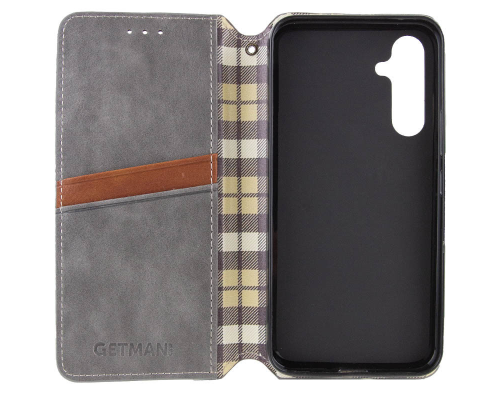 Чохол-книжка Leather Cubic Samsung A165 Galaxy A16 gray PLS-00-00162867