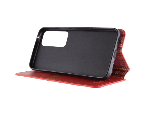Чохол-книжка Leather Cubic Samsung M356 Galaxy M35 red PLS-00-00162934