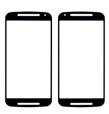 Скло дисплея Motorola XT1063 Moto G2 black (Original China) PLS-00-00072064