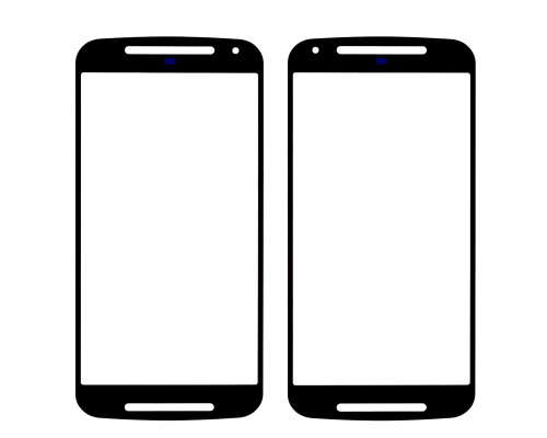 Скло дисплея Motorola XT1063 Moto G2 black (Original China) PLS-00-00072064