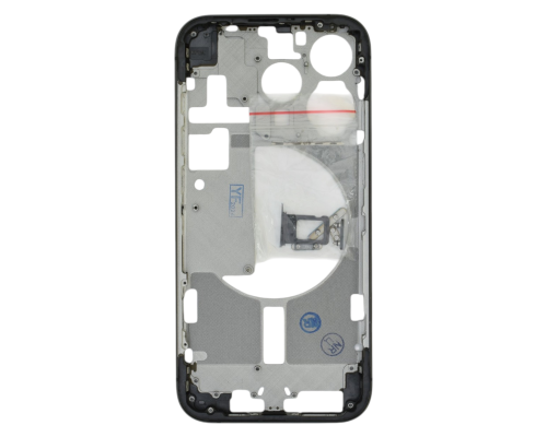 Середня частина корпусу для iPhone 15 Pro EU black (OEM) PLS-00-00163231