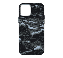 Чохол D Glory Ultra Slim with Magnetic для iPhone 12 (12 Pro) black wave PLS-00-00166048