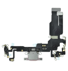 Шлейф iPhone 15 з роз'ємом зарядки pink PLS-00-00112852