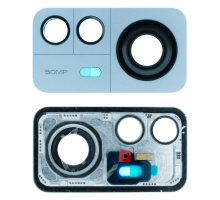 Скло камери Xiaomi 12 Pro з рамкою blue (Original) PLS-00-00111108