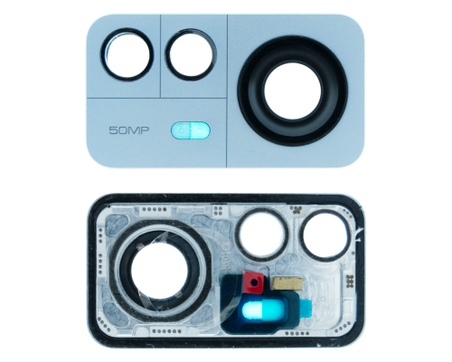 Скло камери Xiaomi 12 Pro з рамкою blue (Original) PLS-00-00111108