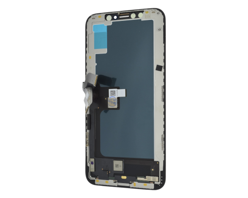 Дисплей iPhone XS з сенсором та рамкою black (OLED SOFT) PLS-00-00137539