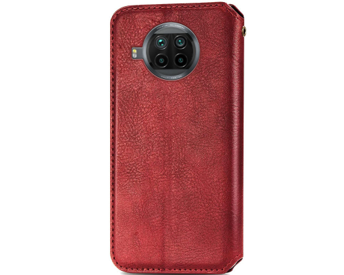 Чохол-книжка Leather Cubic Xiaomi Mi 10T Lite red PLS-00-00162983