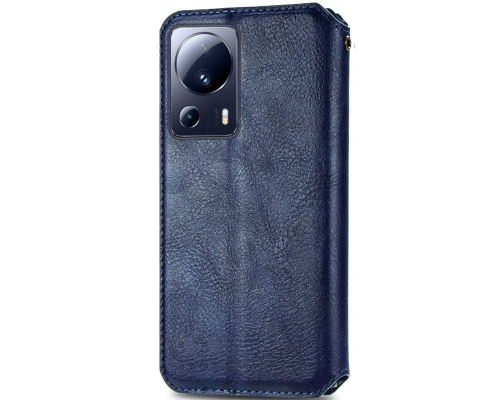 Чохол-книжка Leather Cubic Xiaomi 13 Lite blue PLS-00-00162969