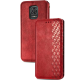 Чохол-книжка Leather Cubic Xiaomi Redmi Note 9 Pro red PLS-00-00163128