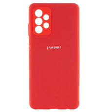 Чохол Silicone Cover Full Camera Samsung A336 Galaxy A33 5G red PLS-00-00105612