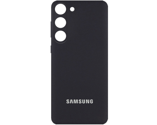 Чохол Silicone Cover Full Camera Samsung S916 Galaxy S23 Plus black PLS-00-00105583
