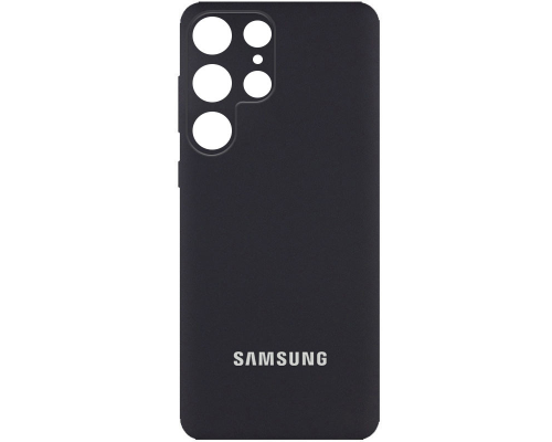 Чохол Silicone Cover Full Camera Samsung S918 Galaxy S23 Ultra black PLS-00-00105595