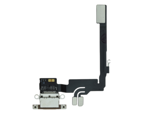 Шлейф iPhone 16 Pro з роз'ємом зарядки desert titanium (Original Used) PLS-00-00133973