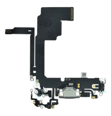 Шлейф iPhone 15 Pro з роз'ємом зарядки natural titanium (Original) PLS-00-00134080