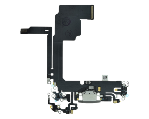 Шлейф iPhone 15 Pro з роз'ємом зарядки natural titanium (Original) PLS-00-00134080