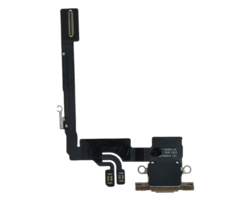 Шлейф iPhone 16 Pro з роз'ємом зарядки desert titanium (Original Used) PLS-00-00133973