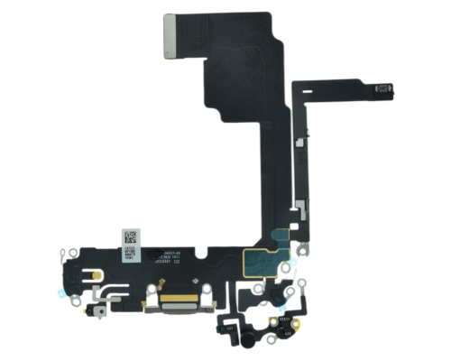 Шлейф iPhone 15 Pro з роз'ємом зарядки natural titanium (Original) PLS-00-00134080