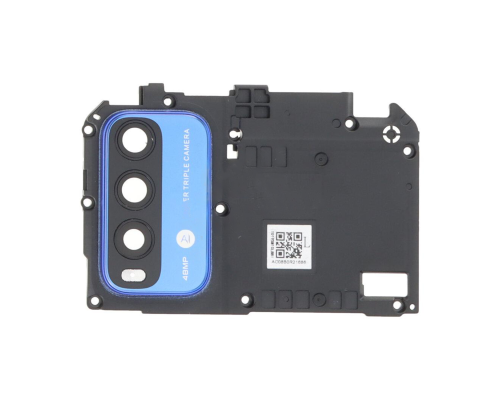 Скло камери Xiaomi Redmi 9T з рамкою blue (Original) PLS-00-00095029