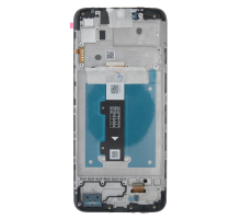 Дисплей Motorola XT2155 Moto E20 з сенсором та рамкою black (Original) PLS-00-00105288