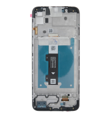 Дисплей Motorola XT2155 Moto E20 з сенсором та рамкою black (Original) PLS-00-00105288