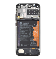 Дисплей Huawei P40 lite E з сенсором та рамкою black (Original Used) PLS-00-00127151