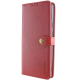 Чохол-книжка Leather GETMAN with card holder Xiaomi Redmi Note 14 4G (European) red PLS-00-00148404