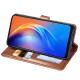 Чохол-книжка Leather GETMAN with card holder Samsung A065 Galaxy A06 brown PLS-00-00148229