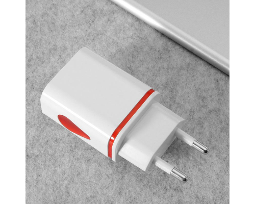 Зарядний пристрій для Lenovo 5W 2USB-A (тех. пак) white PLS-00-00134228