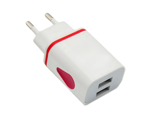 Зарядний пристрій для Lenovo 5W 2USB-A (тех. пак) white PLS-00-00134228