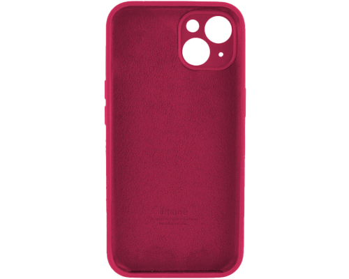 Чохол Silicone Case Full Camera Protective iPhone 13 maroon PLS-00-00116604