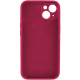 Чохол Silicone Case Full Camera Protective iPhone 13 maroon PLS-00-00116604