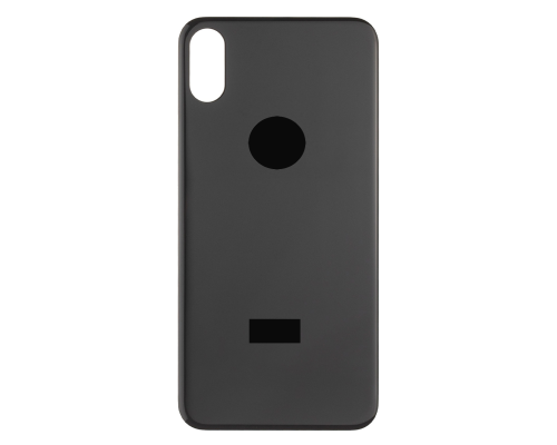 Задня кришка iPhone X black (Більший отвір) PLS-00-00036426