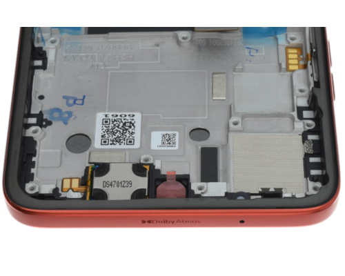 Дисплей Motorola XT2409 Moto Edge 50 Neo з сенсором та рамкою red (Poinciana) (Original) PLS-00-00133341