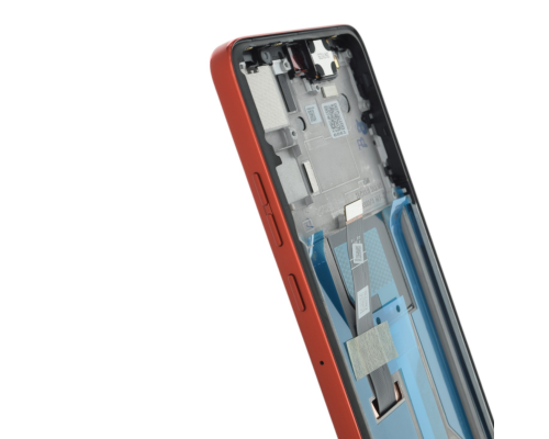 Дисплей Motorola XT2409 Moto Edge 50 Neo з сенсором та рамкою red (Poinciana) (Original) PLS-00-00133341