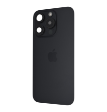 Задня кришка iPhone 15 Pro зі склом камери black (Original) PLS-00-00133651