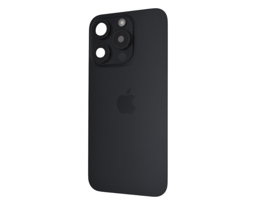 Задня кришка iPhone 15 Pro зі склом камери black (Original) PLS-00-00133651