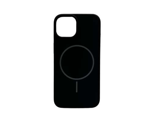 Чохол Silicone case Beats with MagSafe iPhone 15 black PLS-00-00154912